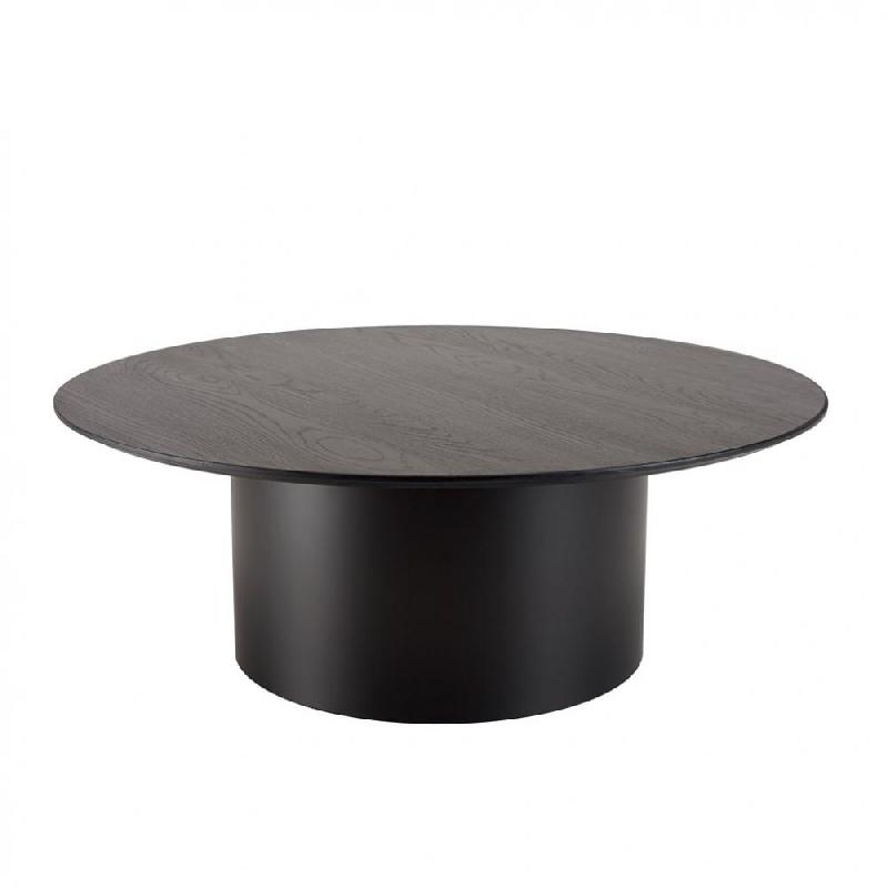 TABLE BASSE RONDE DILA  90 X 90 CM / PIEDS MÉTAL_0