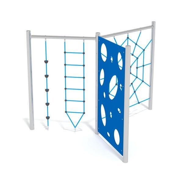 Trio à grimper en acier inoxydable pour aire de Jeux conforme EN1176 - Référence BT16073_0