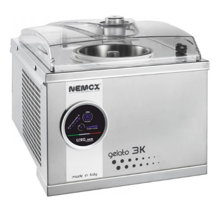 Turbine à glace professionnelle Gelato 3K Touch NEMOX - Cuve inox 1.7L fixe et amovible - Production 3kg/h - Fabriquée en Italie_0