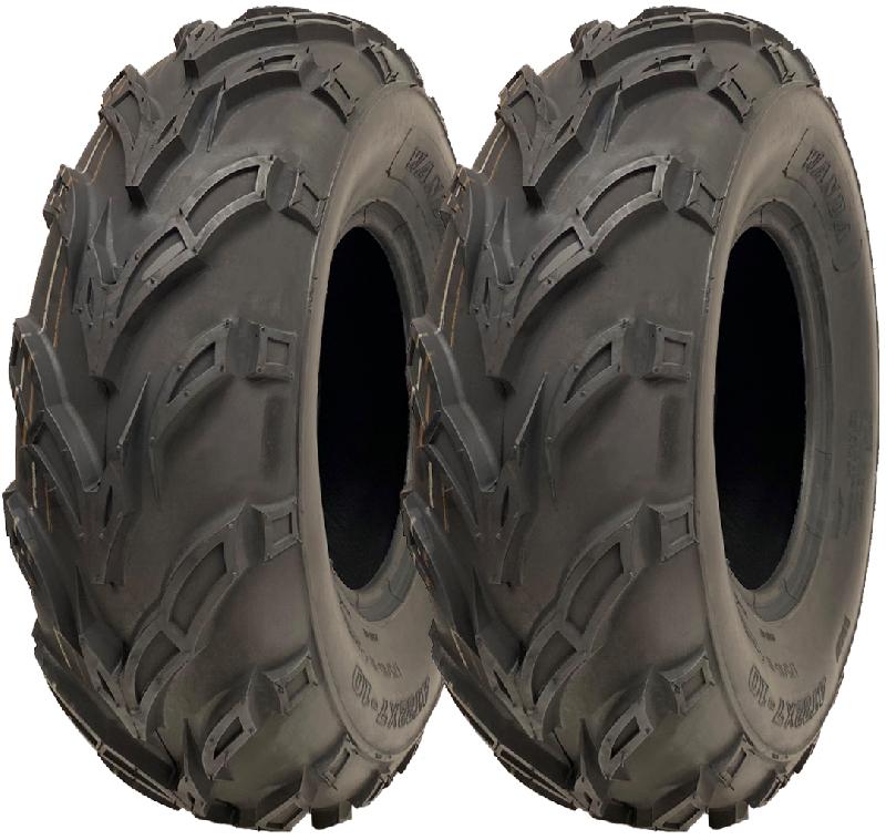 22x7.00-10 ATV Quad Tyres Wanda P361 - Pneus 4 plis robustes E-Marked, légaux pour la route (Set of 2)_0