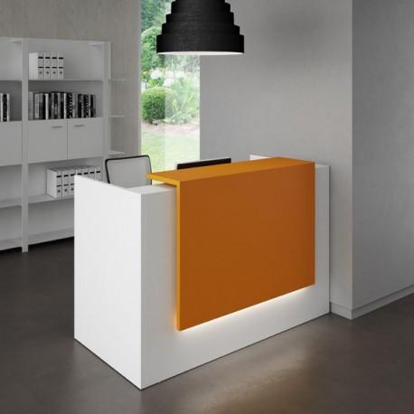 Banque d'accueil Z2 - L 126 cm - Fabricant OFFICITY - Kit LED en option_0