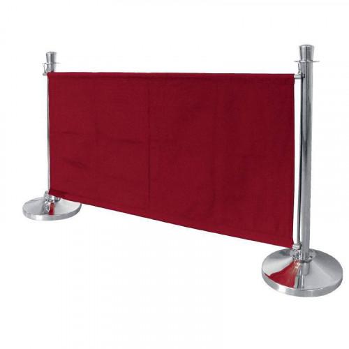 BARRIÈRE EN TOILE ROUGE PROFESSIONNELLE - 1430 X 700 MM