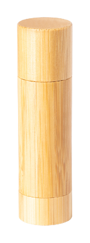Baume à lèvres vanille - étui en bambou - protection solaire SPF15 - 19g_0
