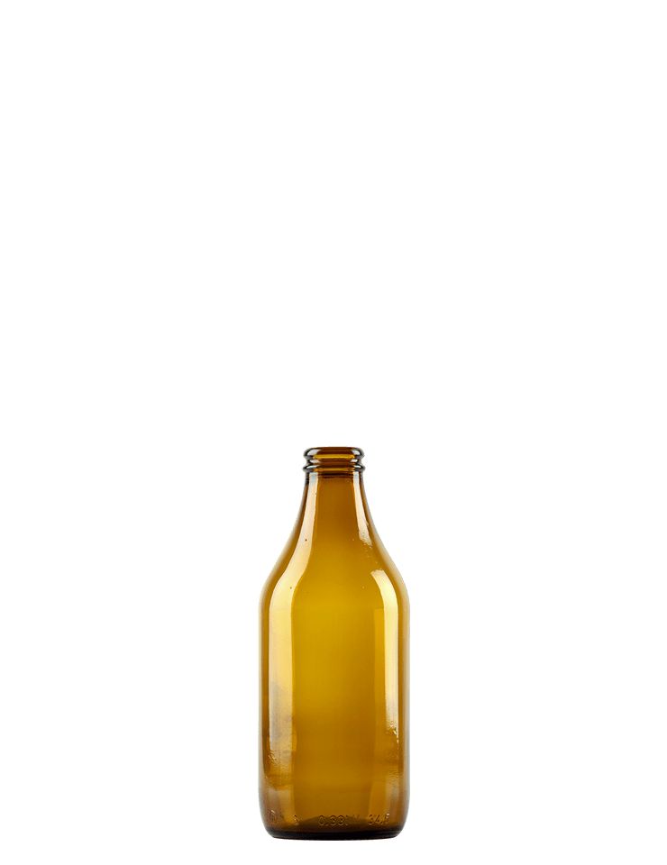 Café glacé - Bouteilles en verre 330ml - United Bottles & Packaging - Ambré, fermeture 26mm Pry-off_0