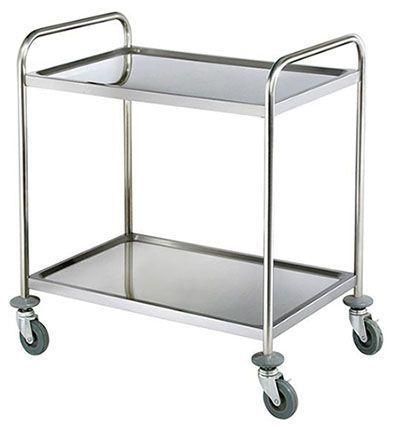 CHARIOT DE SERVICE INOX CHARIOT SERVICE INOX 2 PLATEAUX (RPC-L2 )