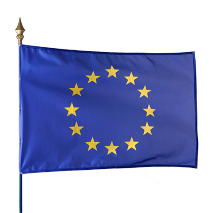 Drapeau européen sur hampe_0