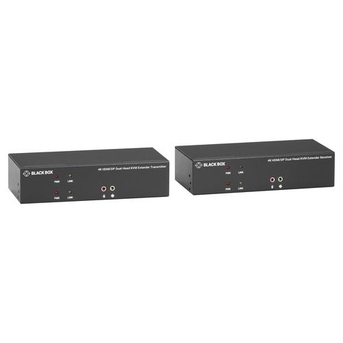 Extenders KVM KVX sur CATx - 4K, dual-head, HDMI/Displayport_0