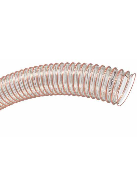 Gaine WINDFLEX 400 AS Antistatique - Couronne de 10 m, Transparent, 120 mm_0