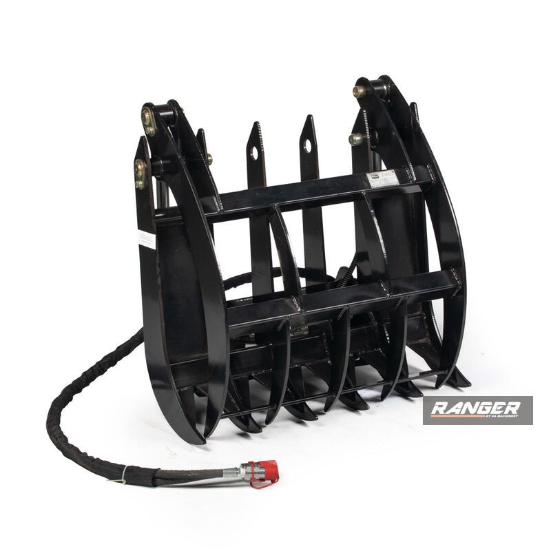 Grappin-râteau , pince à grumes trg35 pour porte outils toro dingo, ditch witch, vermeer_1