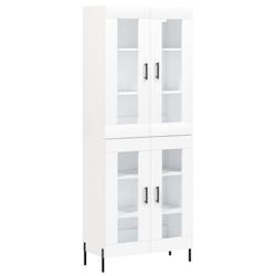 Helloshop26 - Buffet bahut commode armoire meuble de rangement organisateur cuisine salle de séjour salon haut 69,5 x 34 x 180 cm 02_0032637 - 300021_0