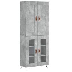 Helloshop26 - Buffet bahut commode armoire meuble de rangement organisateur cuisine salle de séjour salon haut 69,5 x 34 x 180 cm 02_0034544 - 300021_0