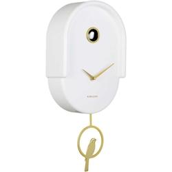 Horloge murale en ABS Tweet blanc Karlsson - blanc 8714302770586_0