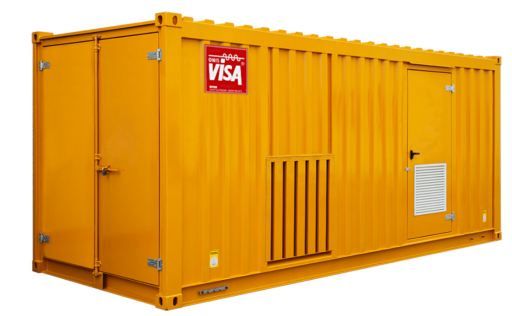 Groupe électrogène en container - P 805 CO 50 Hz triphasé S6L1D-D - Visa - 900.0 kVA_0