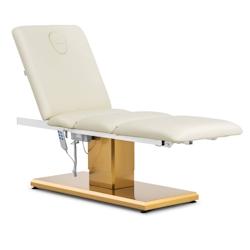 Physa - Physa Fauteuil esthétique 300 W 200 kg crème/Or - Table de Massage Chaise de Massage Table de Soins Table de Tatouage - 4062859280688_0