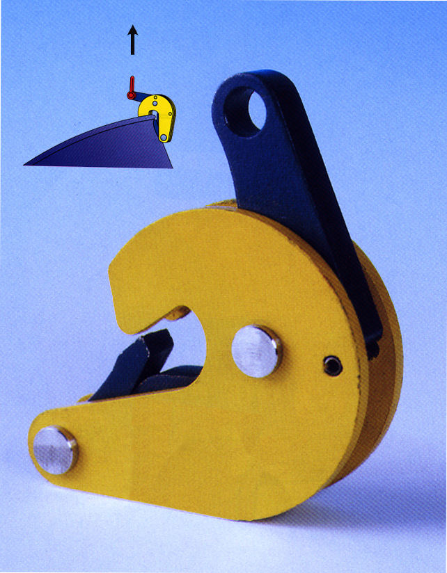 Pince de levage pour fûts en acier - verrouillage automatique - capacité 500 kg_0