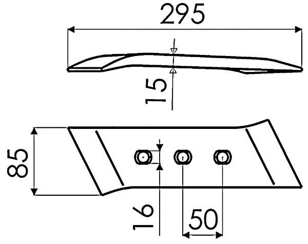 POINTE REVERSIBLE DROITE 173332 ADAPTABLE G&B