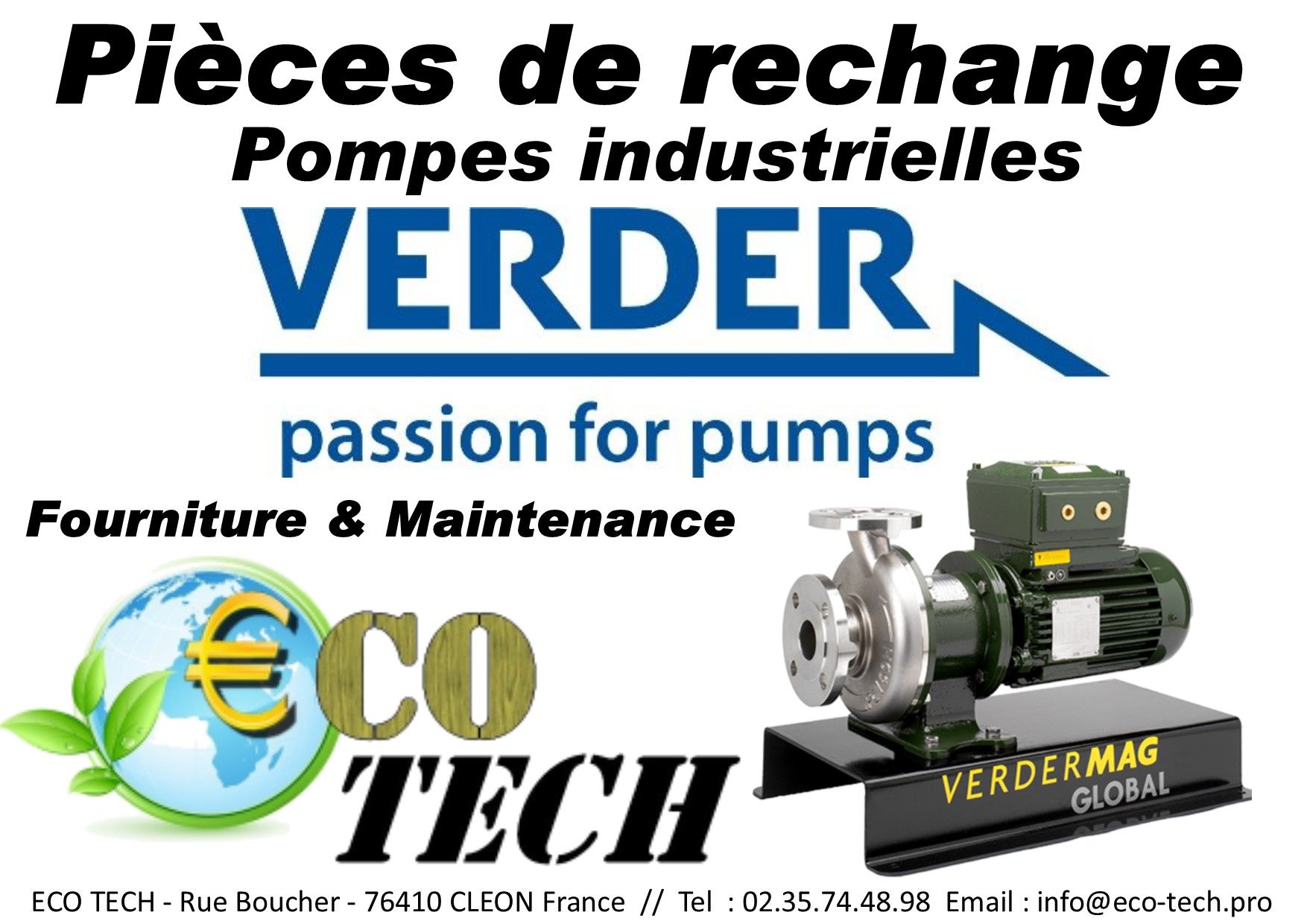 Pompes VERDER - Pièces détachées et rechange - Maintenance en Normandie et Nouvelle-Aquitaine_0