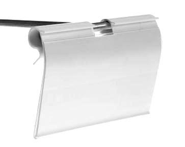 Porte étiquette broche - Largeur 40mm - Galbé - Lot de 50_0