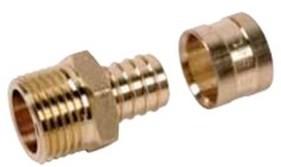 Raccord mâle fixe / glissement - per - 1