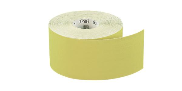 Rouleau papier corindon - 50 m x 12 cm - grain 80 - abrasifs de ponçage_0
