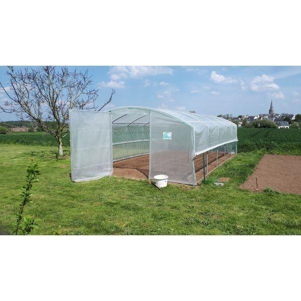 Serre 4 saisons+ Polyéthylène 4m + aérations latérales - 270kg, 12m, 48m²_0
