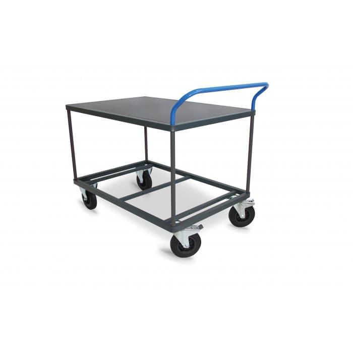 Servante d'atelier 1 plateau - Roues TPE 160 mm - Charge jusqu'à 300 kg_0