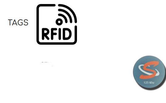 Tag RFID Fréquence  HF 125 KHz compatible avec des rondiers_0