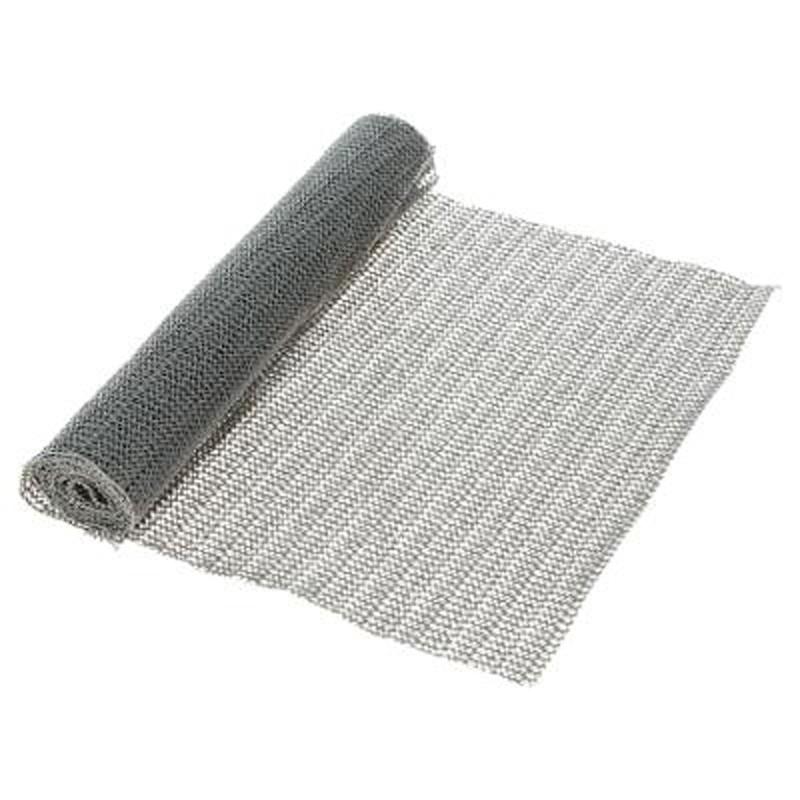 Tapis d'évier antidérapant gris 30x150 cm - PVC - Paris Prix_0