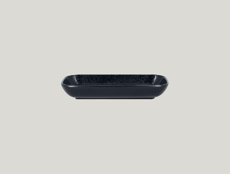 RAVIER RECTANGULAIRE NOIR PORCELAINE 22 CM KARBON RAK