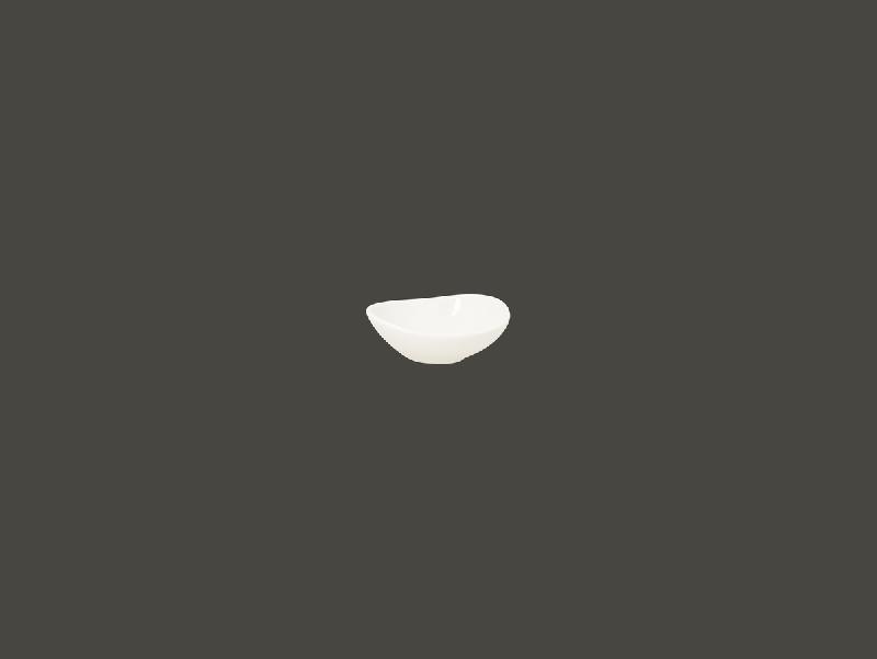 COUPELLE OVALE IVOIRE PORCELAINE 8 CM SHAPED RAK