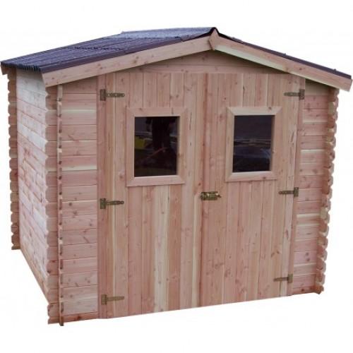 ABRI DALIA 2,63 X 2,15 M - HAUTEUR 2,12 M - LIVRÉ MONTÉ HABRITA