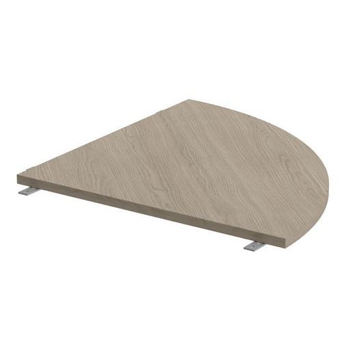 ANGLE DE LIAISON MÉTA 90 X 80 CHÊNE GRIS - MBA