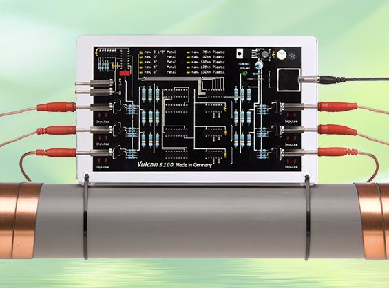 Appareil anti-calcaire Vulcan S100 - Traitement d'eau pour entreprises et professionnels - Capacité 120 m³/h - Diamètre tuyaux 64-150 mm_0