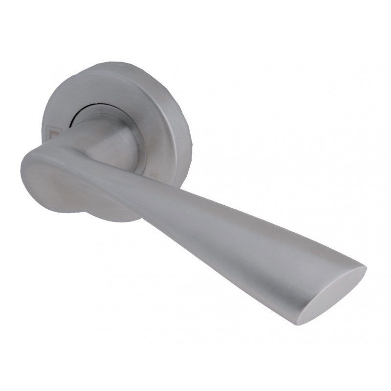 BÉQUILLE DOUBLE SUR ROSACE MASSIVE INOX 4002 - HERACLES - B-INOX-BM02