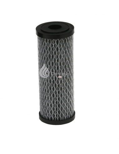 Bi-Filtre Disruptor® 10 pouces (9 3/4) - Filtre Disruptor® 10 pouces (9 3/4) Réf AD10 - Élimine impuretés, chlore, bactéries, virus - Débit élevé sans rejet d'eau_0