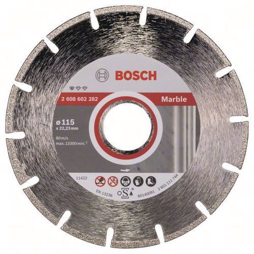 BOSCH 1 DISQUES À TRONÇONNER DIAMANTÉS STANDARD FOR MARBLE