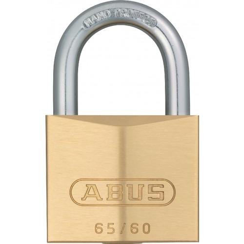 CADENAS À CLÉ - LAITON - ANSE CÉMENTÉE - LARGEUR 60 MM - 65/60 ABUS
