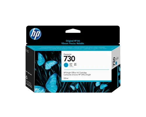 Cartouche dencre HP 730 DesignJet cyan, 130 ml_0