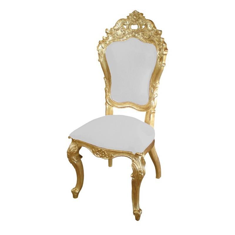 CHAISE BAROQUE CARVED