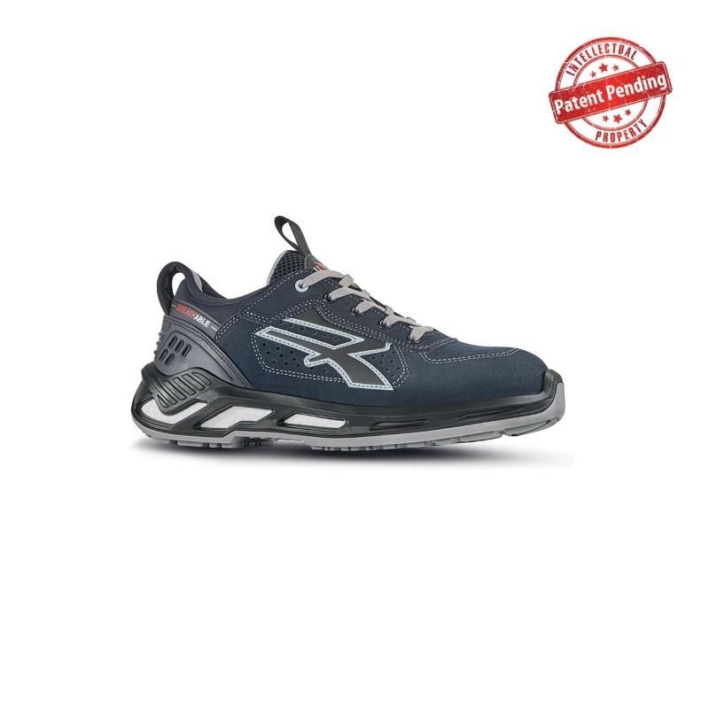 Chaussures de sécurité basses U-Power Mason RS20106 - légères et confortables - cuir croûte velours perforé - S1P SRC ESD_0