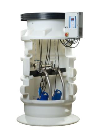 Postes et stations de relevage automatiques CK 800-F - Compactes, précâblées avec cuve en polyéthylène_0