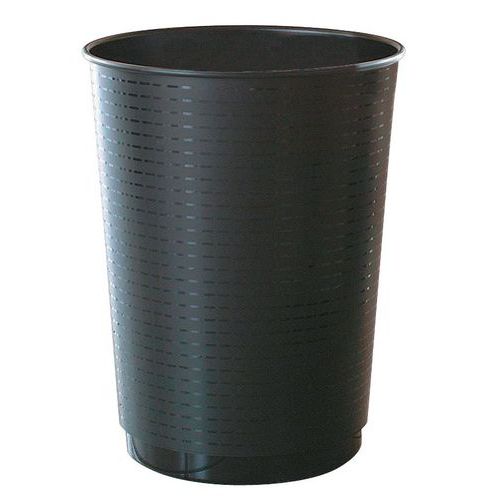 CORBEILLE PLASTIQUE NOIRE 40L PRETO - CEP