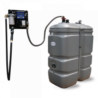 CUVE GNR, GASOIL PEHD DOUBLE PAROI 750 LITRES AVEC PLATINE MURAL