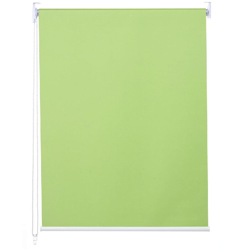 Décoshop26 - Store enrouleur de fenêtre occultant protection solaire store à tirage latéral 70x230cm opaque vert clair 04_0004457 - 3000465932691_0