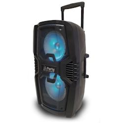 Enceinte portable PARTY 210LED autonome 2x10