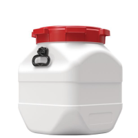Fûts carrés PEHD à grande ouverture - 50L - Hermétiques et empilables - Homologation UN_0
