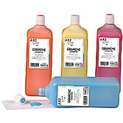 GOUACHE CONCENTREE - 1 LITRE - ARTPLUS - ORANGE