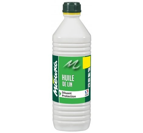 Huile de lin (100%) diluant-protecteur mieuxa flacon de 1l_0