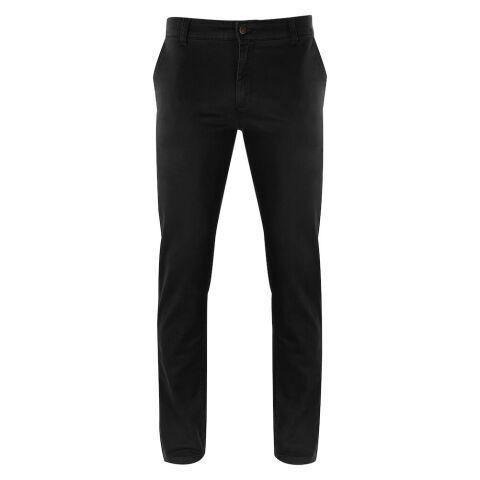 JAMES HARVEST OFFICER PANTALON HOMMES NOIR - TAILLE 44 - ENTREJAMBE 80 CM