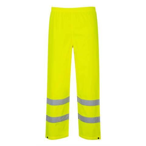 LOT DE 2 - PORTWEST S480 PANTALON HI-VIS TRAFFIC JAUNE - TAILLE XL - STANDARD